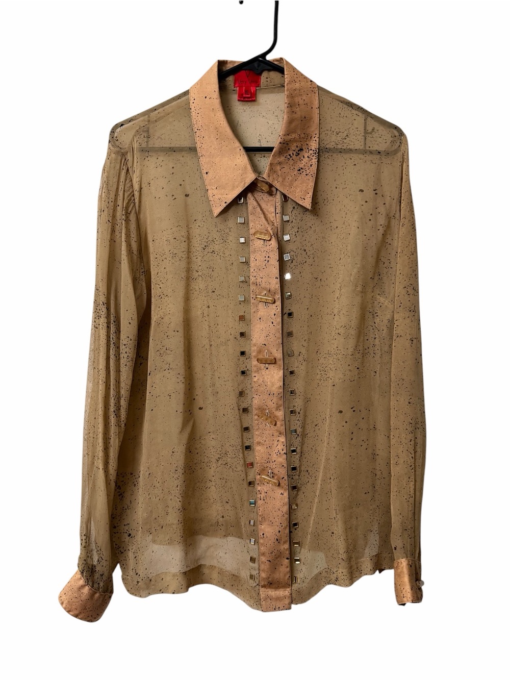 Very Vera Wang 100% Silk Blouse